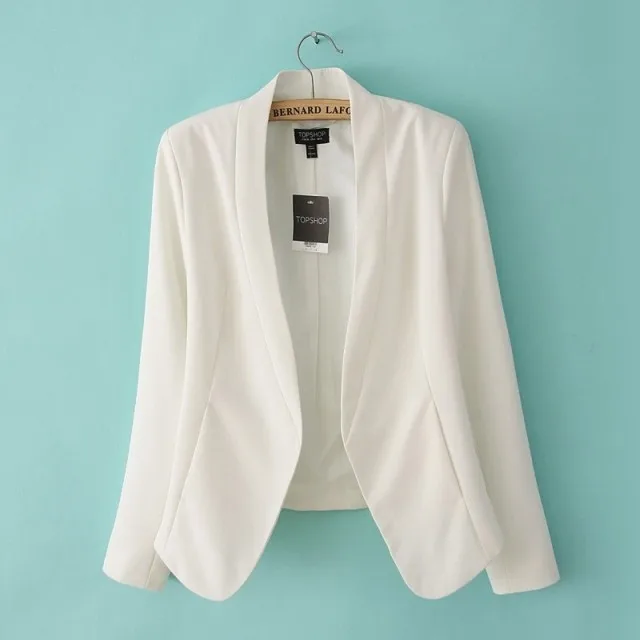 Womens candy color slim long sleeve blazer European style