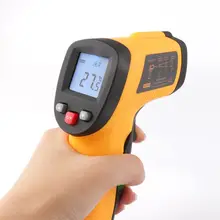 Portable Laser Infrared Digital Thermometer GM300 Non-Contact IR Industrial Temperature Pyrometer Range -50~420 Degree With Box