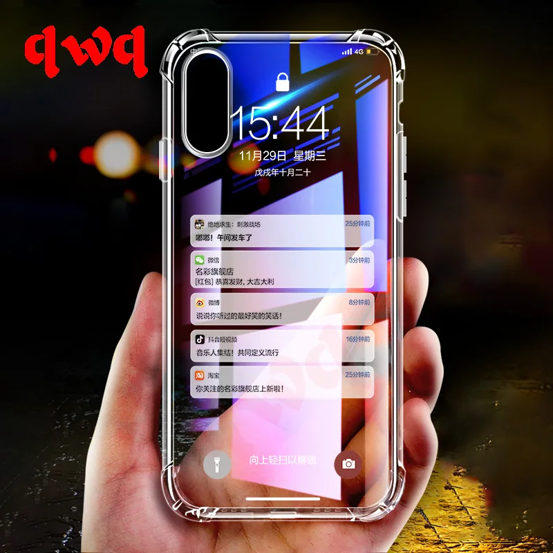 

Phone Cases For iPhone X 6s 7 8 Plus Case Soft Transparent Silicone Clear Back Cover For iPhone 5 5S SE 6 7 8 Plus 10 Shell Capa