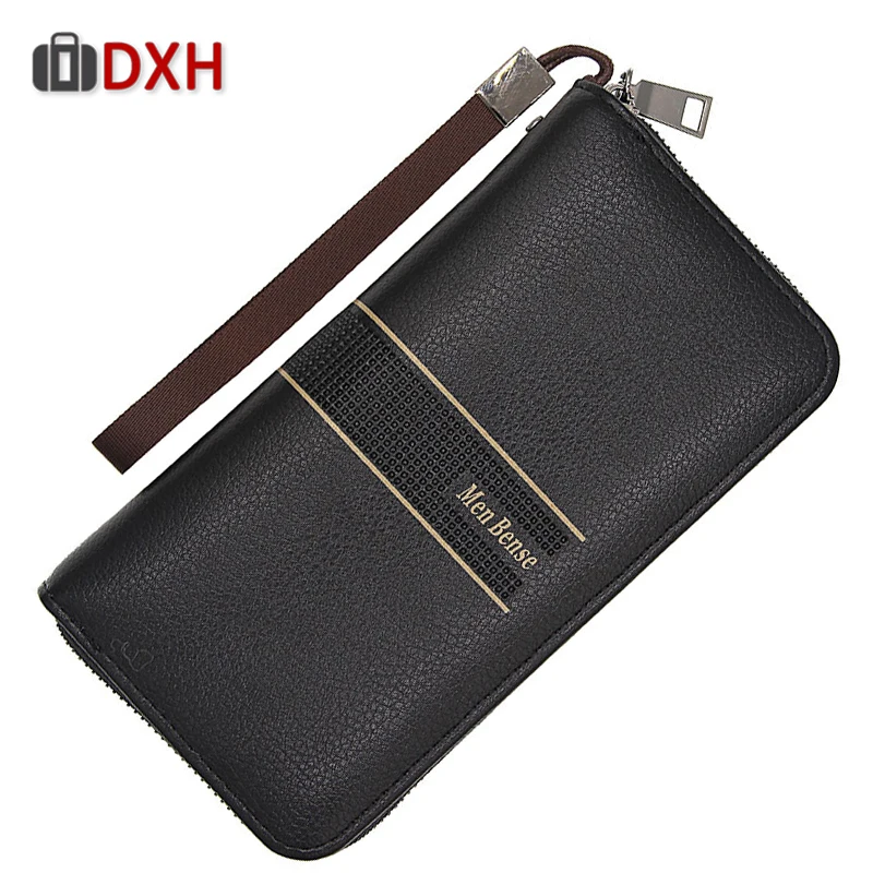 

2019 New Hot Men's Long Wallet Zipper Large Capacity Multi-Function Clutch Bag Fashion Korean Luxury Man Wallets DXH Factory
