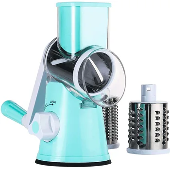 

Manual Vegetable Cutter Slicer Kitchen Accessories Multifunctional Round Mandoline Slicer Potato Cheese Kitchen Gadgets