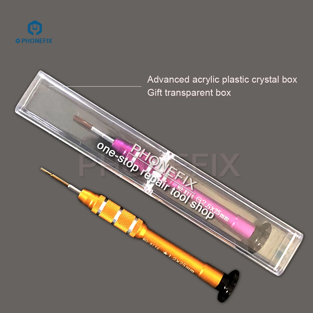 

PHONEFIX Y-Type Screwdrivers with Box Precision Screwdriver Set Mobile Phone Opening Repair Tools for iPhone Samsung Galaxy