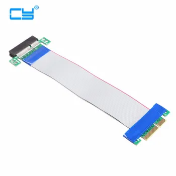 

1PCS PCI-E 4X Riser Card Extender Flex Extension Cable Ribbon Adapter Converter