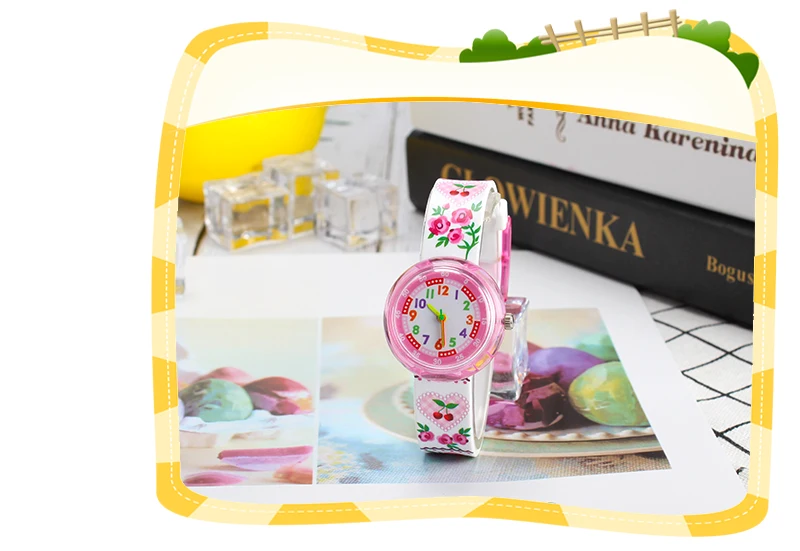 Мультяшные студенческие часы, Повседневные детские часы для девочек, силиконовые детские цифровые наручные часы, Nina Reloj Nino, часы с указателем