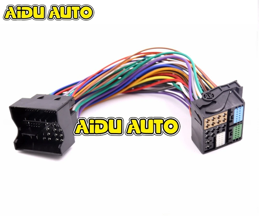 Upgrade 52 pin Quadlock Extension Adapter Cable For VW Audi MIB RADIOS