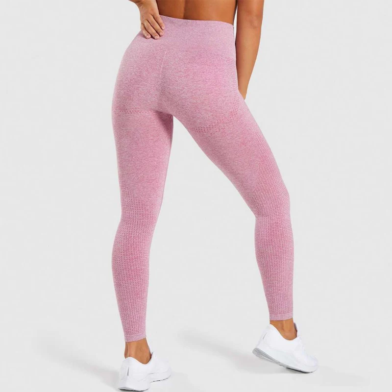 

Women Energy Seamless Leggings Workout High Waist Yoga Pants Push Up Hip Sport Tights Ombre Exercise Athletic Running Sportwear