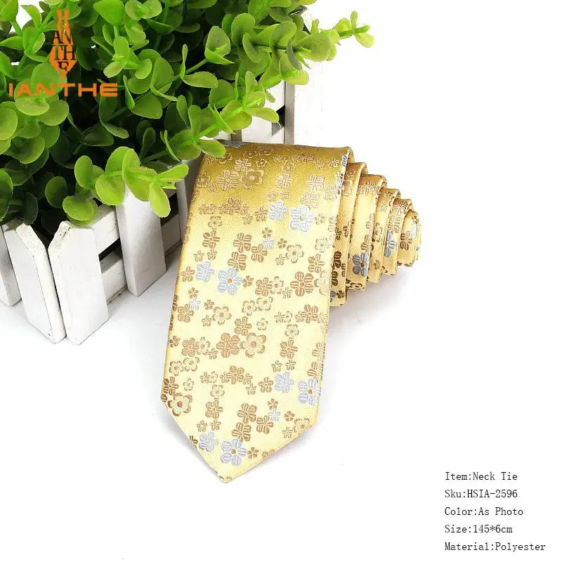 Высокое качество мужской Галстук Пейсли обтягивающие Галстуки свадебные рубашки галстук для мужчин Галстук Пейсли бизнес Pour Homme Rouge тонкий бант - Цвет: IA2596
