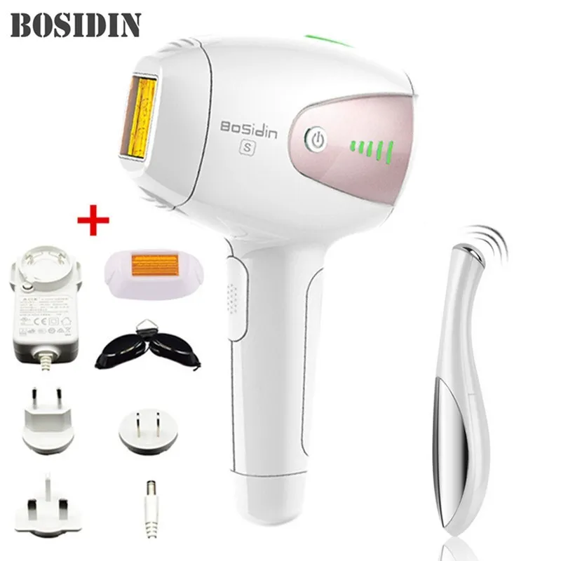 Лазерный эпилятор Bosidin Permanent IPL 100% оригинал электрический для лица тела подмышек