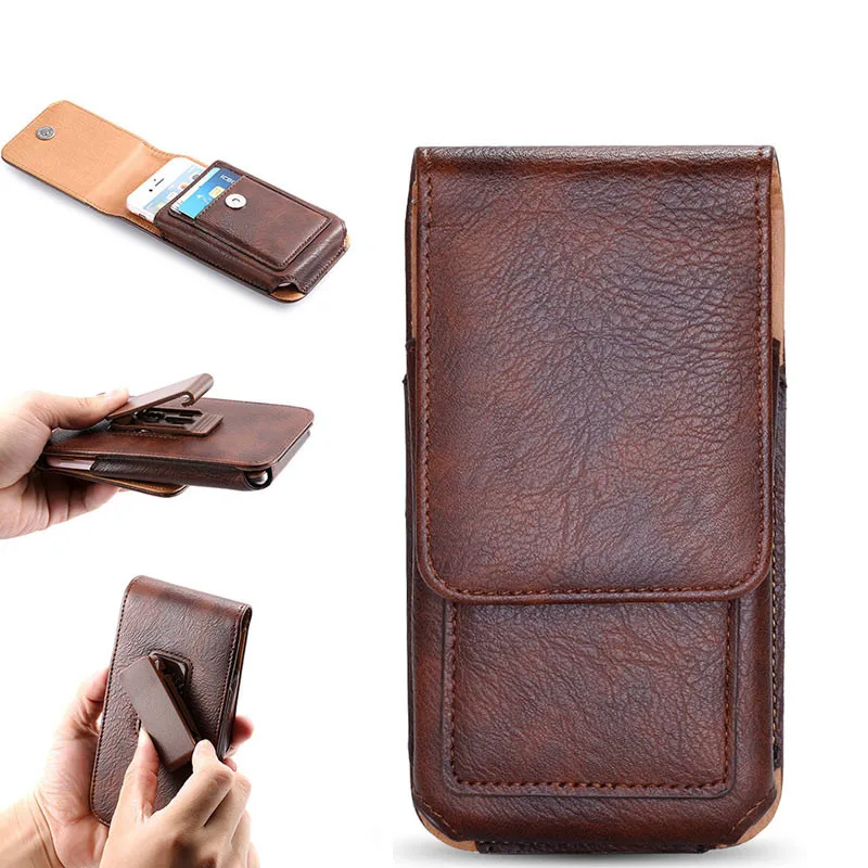 

Belt Clip Pouch Case for Redmi 5 Plus 5A Note 7 Cover Waist Leather Case Holster for HUAWEI P30 Galaxy S10 S9 Phone Bag Holster