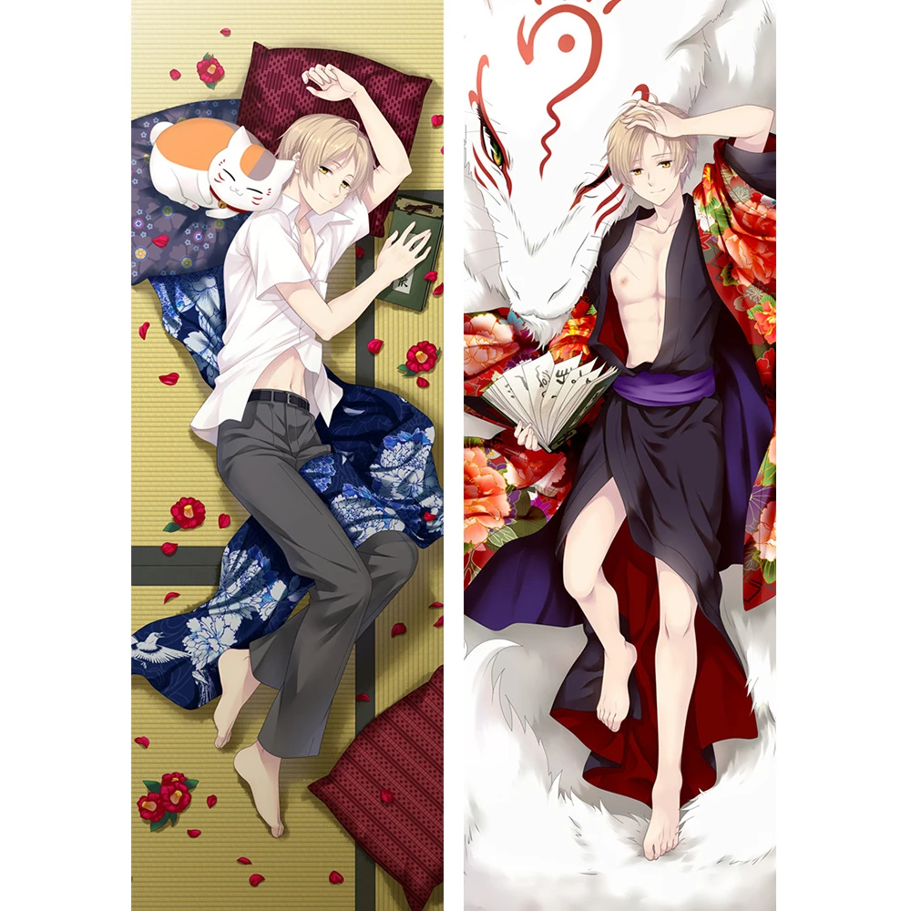 Natsume's Book of Friends Такаси Нацумэ с мадарой Япония для взрослых аниме Подушка Dakimakura