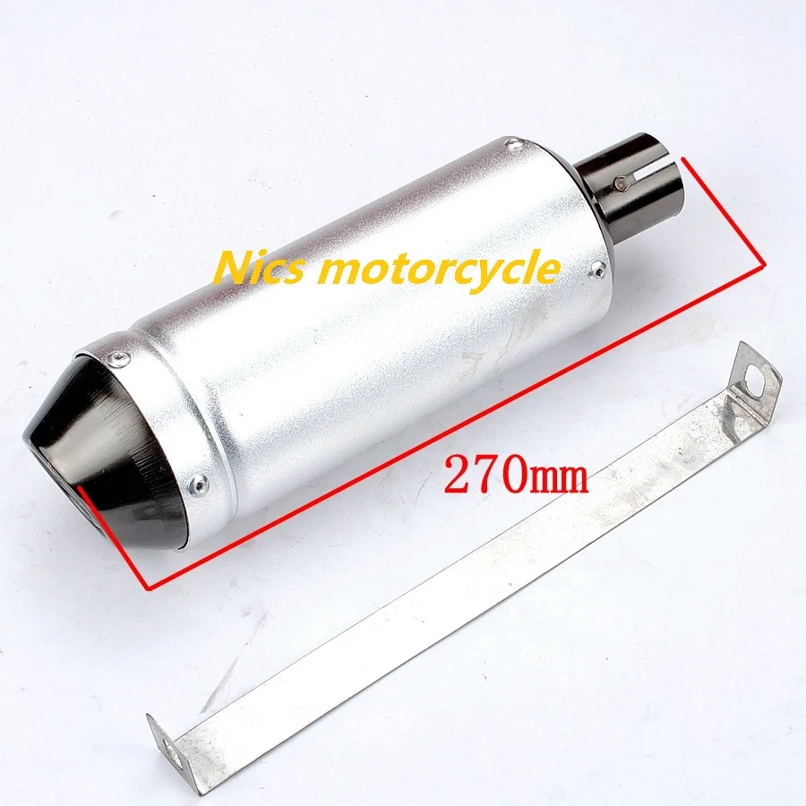 28 мм Глушитель+ зажим 125cc 140cc 150cc 160cc PIT PRO Trail Dirt PIT Bike Модифицированная выхлопная труба