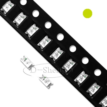 

50pcsLED lamp patch lamp beads 0402 1005 green light yellow green PU green green light Emitting diode