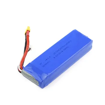 

Upgraded 7.4V 2300mAh 2S Li-po Rechargeable Battery with XT30 Plug Spare Parts Accessories for MJX Bugs 3 B3 /Bugs 6 RC Drone
