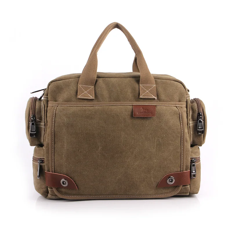

Brand New Men Bag Vintage Handbag Canvas Messenger Satchel Bag School Crossbody Messenger Bag Handbag Fashion