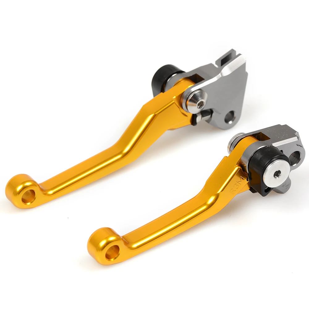 Motorcycle Accessories Aluminum Gold CNC Pivot Brake Clutch Levers for