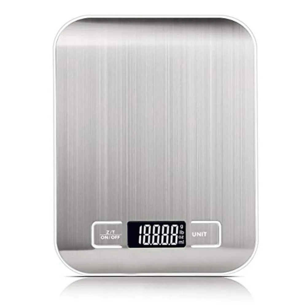 

5000g/0.01g LCD Digital Kitchen Scale Food Scale Electronic Weight Balance Measuring Scale Stainless Steel Cooking Measure Tools
