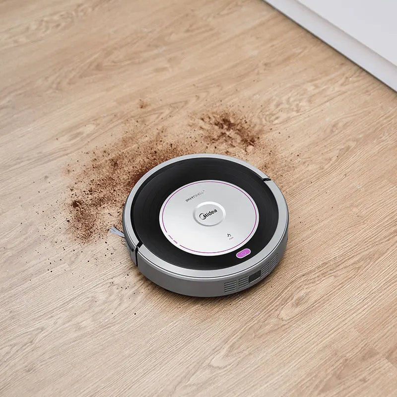 Midea MR02 Robot Vacuum Cleaner Sweeper Hard Floor Dust Cleaning Sweeping Path Planned Smart Shell Cleaning Sweeping Robotic