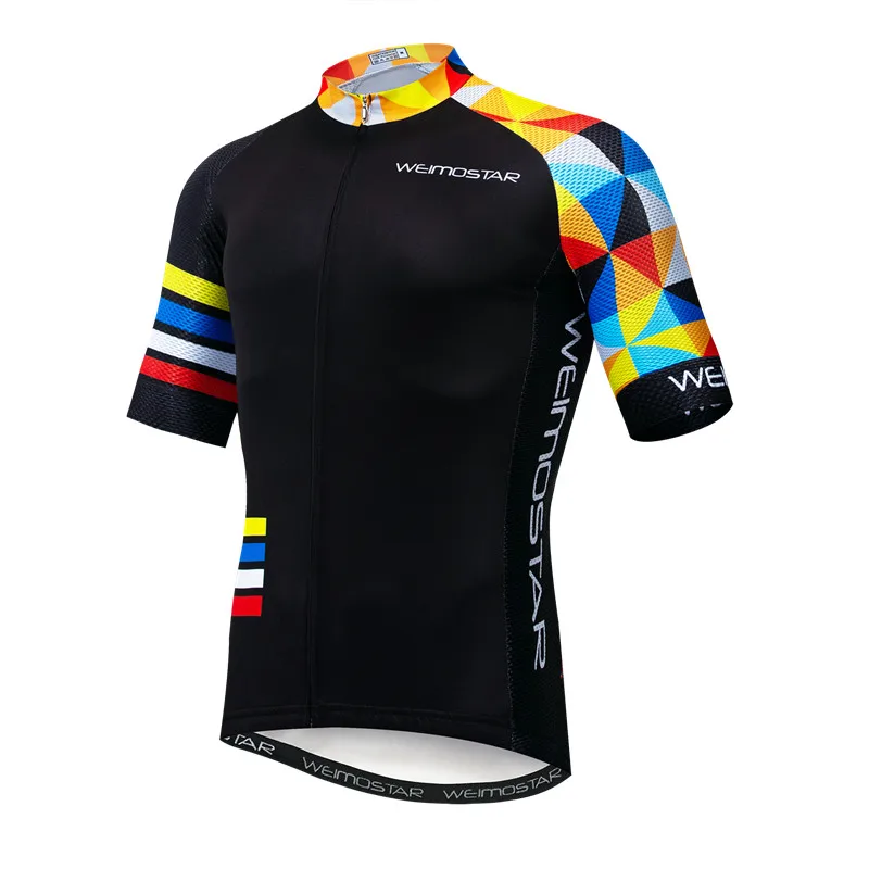 Weimostar летние велосипедные Джерси для мужчин с коротким рукавом велосипедная одежда Maillot Ciclismo дорожный велосипед mtb Джерси рубашка для езды на велосипеде - Цвет: Color 1