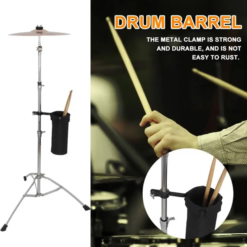 

1 PC Durable Black Drumsticks Backpack Waterproof Music Instruments Accessories Multi-function Storage Bag for Drum and Truss