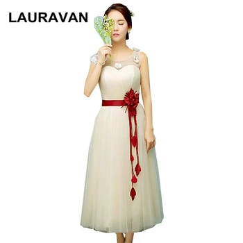 

women's champagne tulle princess plus size tea length prom ball gown lace dresses party dresses girl 2020 styles for sweet 16