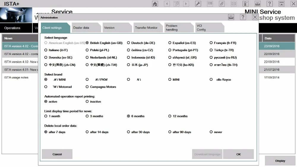  Para bmw icom a2 hdd 500gb 20199 software más reciente (ista d 418 ista p 366) Modo Experto windows