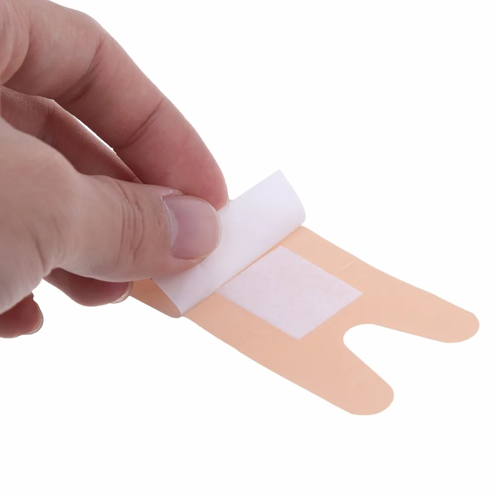 Lots 10Pcs H Shape Breathable Band Aids Adhesive Bandages Hemostasis Health Care in Cotton