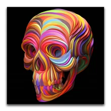 Пользовательские Алмазная вышивка стразами Череп фильмы крестиком Санта Клаус Снеговик hibah домашний декор diy pintura Алмазная мозаика Круз