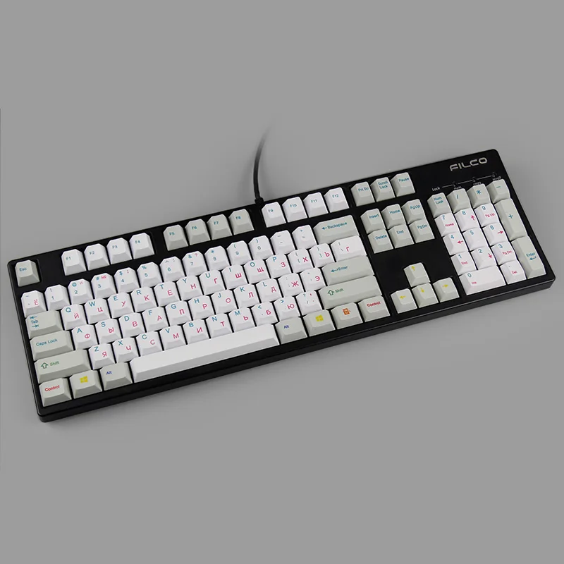 153 клавиш pbt keycap dye subbed 2u 1,75 u shift iso ключи для cherry mx механическая клавиатура полный набор русский keycap