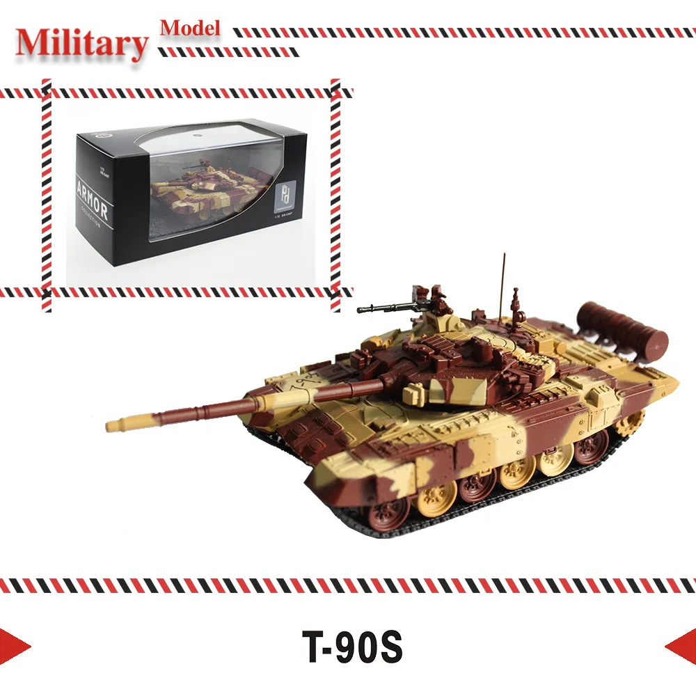 Литье под давлением 1: 72 Масштаб T-90S военные модели танков литые статические армейские модели танков игрушки для коллекционного подарка