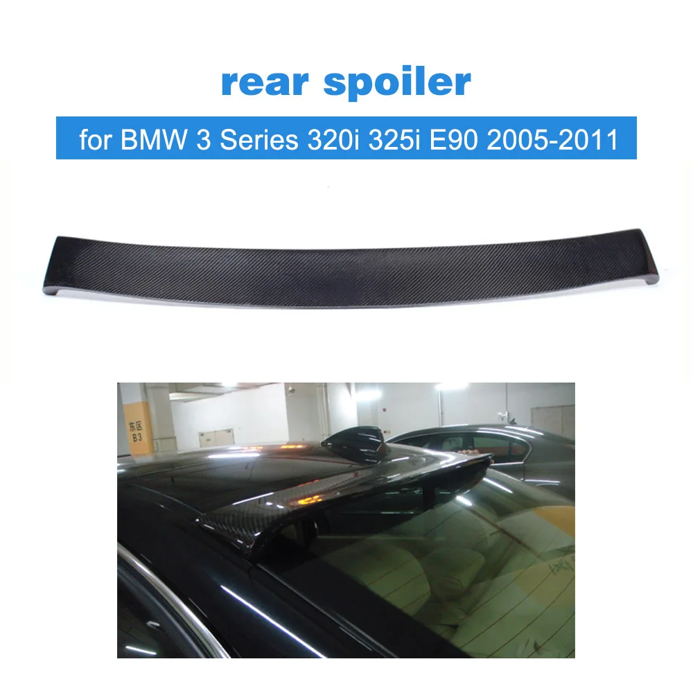 Carbon Fiber Rear Roof Spoiler Lip For BMW 3 Series 320i 325i E90 2005
