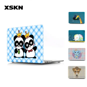 

XSKN 2018 Carton Animal Laptop Case Panda Giraffe Owl Leopard Protective Shell Hard Case for Macbook Pro Retina 11 12 13 15