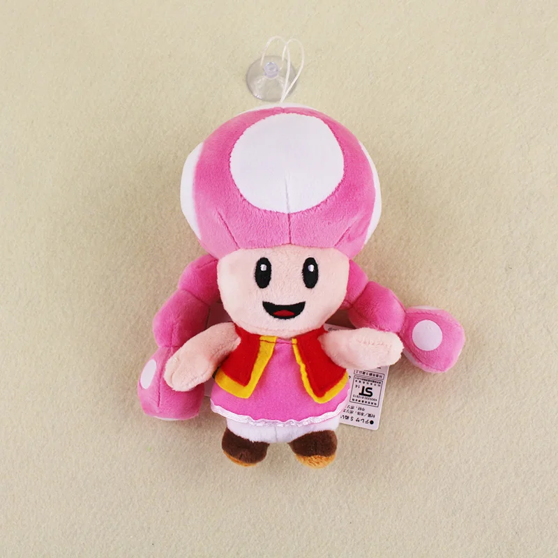 16cm Toadette Plush Toy Super Mario Bros Plush Toys Mushroom Toadette Stuffed Plush Sucker Pendant Toy 16cm Toadette Plush Toy Super Mario Bros Plush Toys Mushroom Toadette Stuffed Plush Sucker Pendant Toy