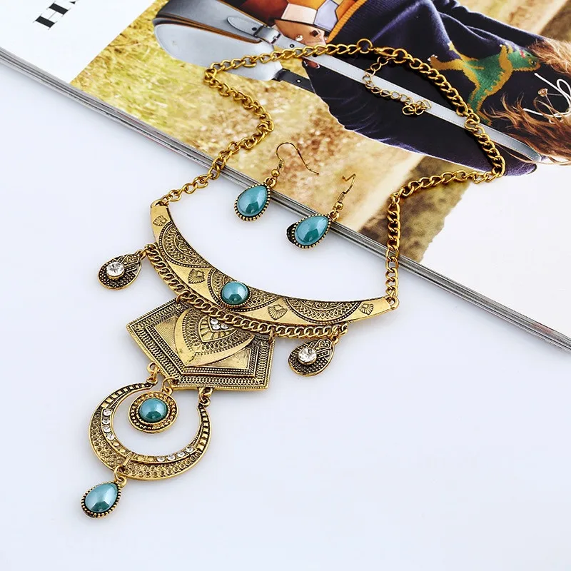 LZHLQ, винтажное многослойное ожерелье в форме капли воды, геометрическое ожерелье с кулоном из смолы, брендовые стразы, ювелирные изделия, аксессуары