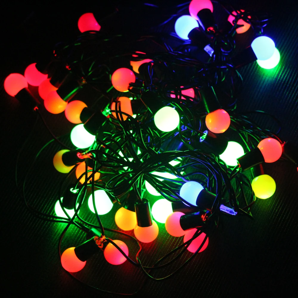Novelty 40 LED Light Festoon Party Ball Star string lamps led Christmas