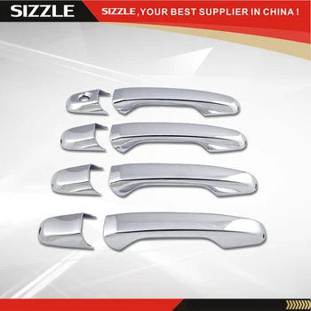 

4D Car Door Handle Cover No PSKH For Ford Edge 2011-2014 ABS Plastic Handle Decoration and Protection