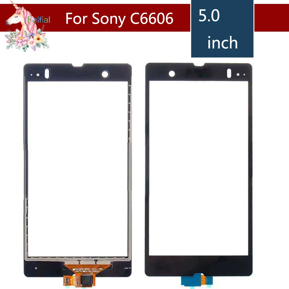 Сменный сенсорный ЖК экран для Sony Xperia Z L36h L36i C6606 C6603 C6602|Сенсорные панели