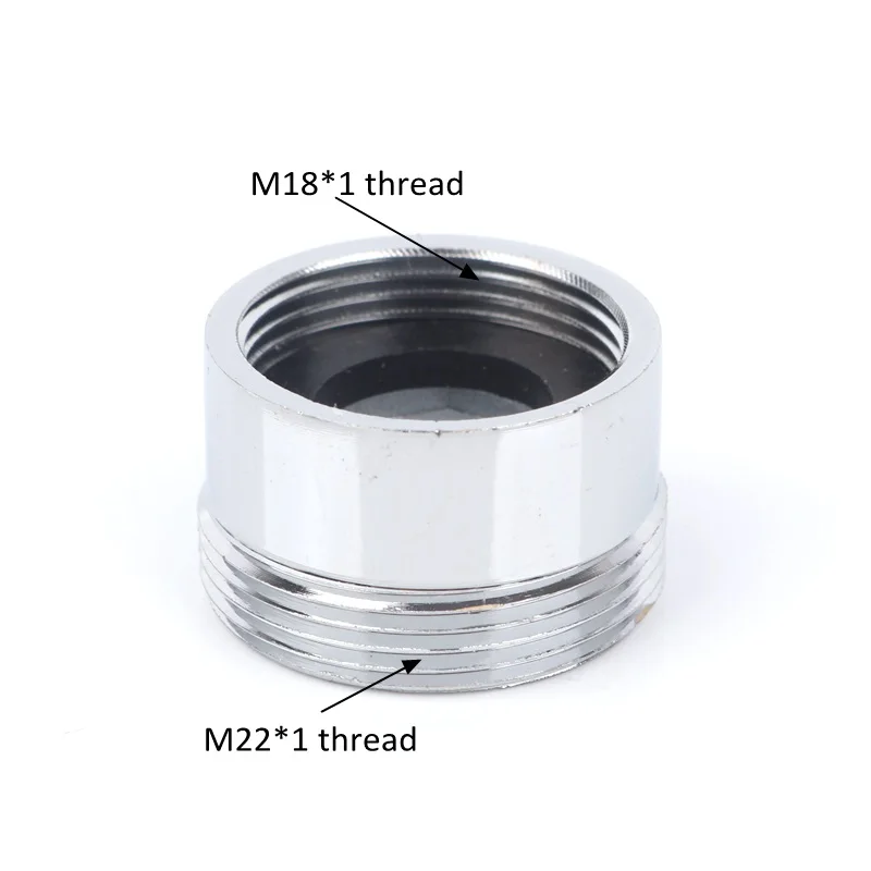 1pc Stainless Steel Male M22 to M18 Thread Connector for Faucet Fittings Water Tap Adapter  Water Purifier Accessory 