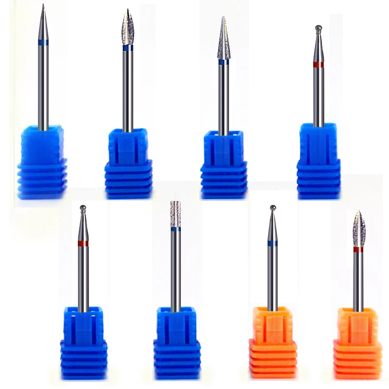 

1Pc Diamond Drill Bit 8 Types 3/32" Milling Manicure Cutter for Pedicure Electric Machine Device Tool Nail Drill Bit Burr TH02#
