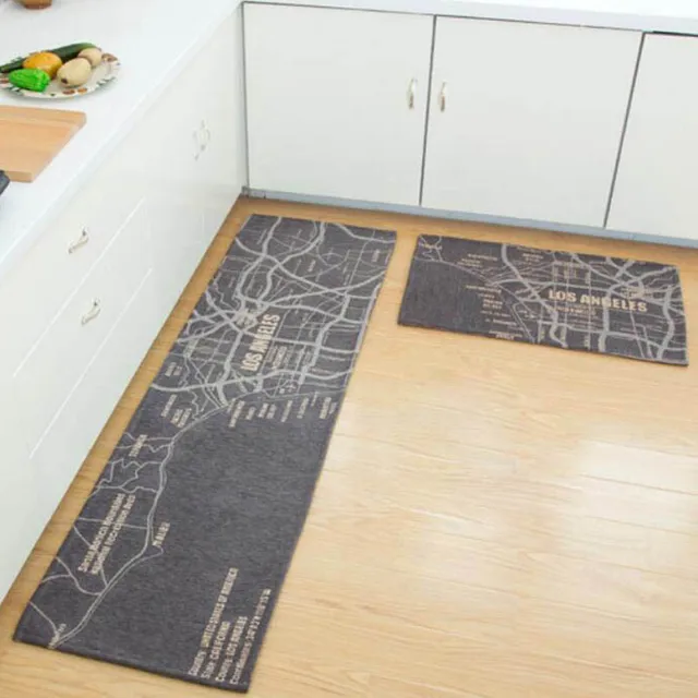 Anti slittamento Lungo Mat Cucina Tappeto per bambini Bagno Decor ... Anti slittamento Lungo Mat Cucina Tappeto per bambini Bagno Decor ...