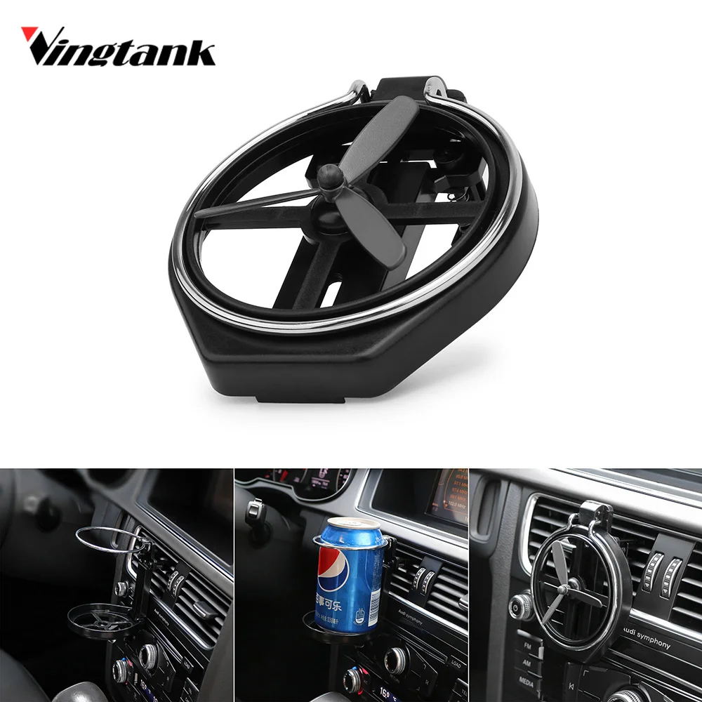 Vingtank Foldable Car Air Vent Cup Holder Multifunctional Drink Bottle