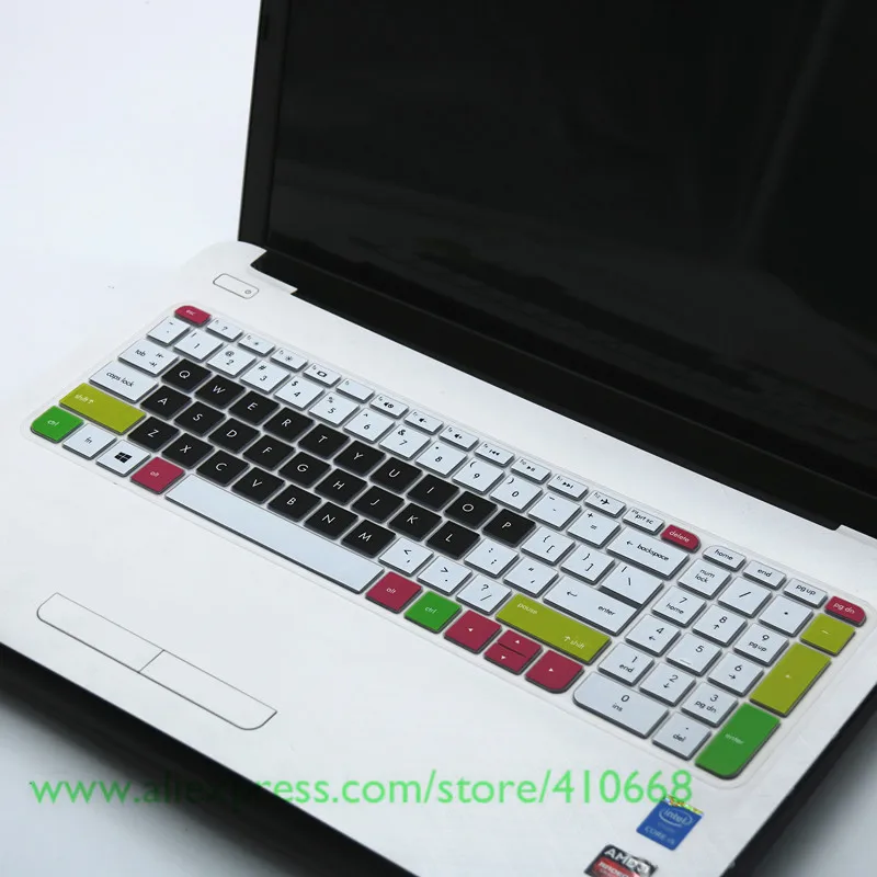 15,6 17,3 дюймовый силиконовый защитный чехол для клавиатуры ноутбука hp Pavilion Envy 15 17 15-au035na 15-as001na as001na 17-y002na - Цвет: Color 4