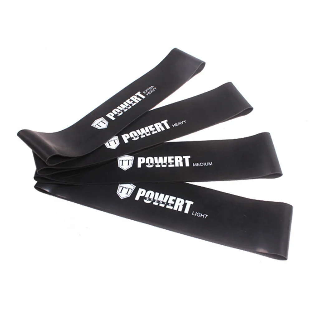 Resistance Bands 4 Levels Exercises Elastic font b Fitness b font Training Yoga Loop Band Workout