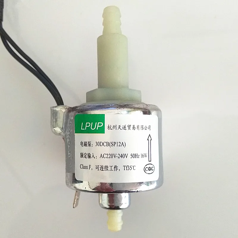 

SP-12A steam pump voltage AC220-240V-50Hz power 16W