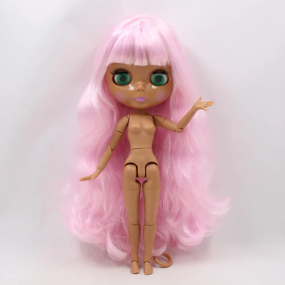 Ледяная кукла DBS Blyth 1/6 bjd игрушка розовые волосы с челкой совместное тело