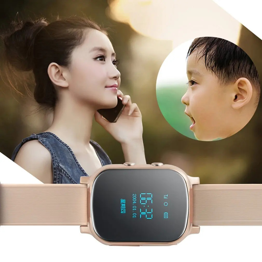 

Christmas Gifts GPS Tracker Smart Watch For Children Bracelet Google Map SOS Button Tracker GSM Locator Smartwatch Kids Watch