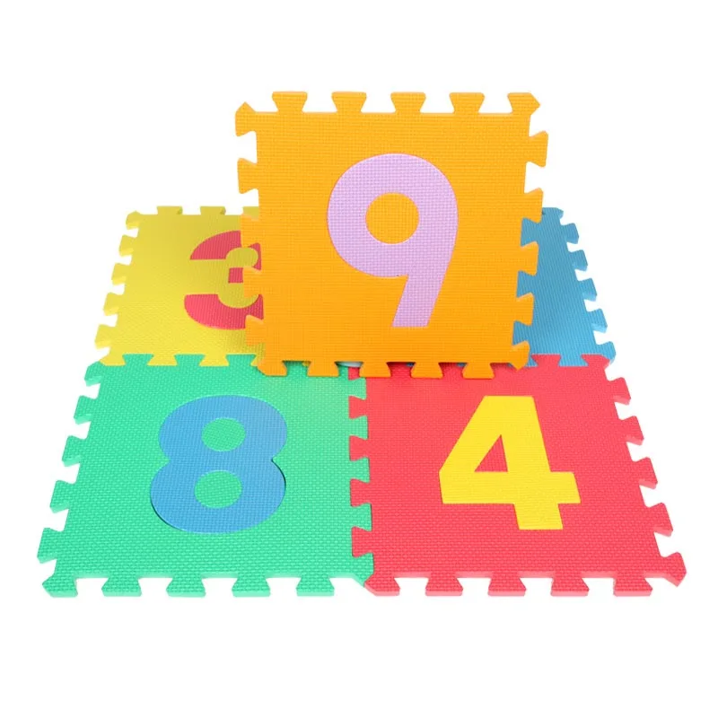 10× Baby Soft EVA Foam Play Mats Alphabet Number Puzzle DIY Toys Crawling Rugs 