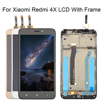 

5.0" LCD Display For XIAOMI Redmi 4X LCD Touch Screen With Frame Replacement Screen For XIAOMI Redmi 4X Display