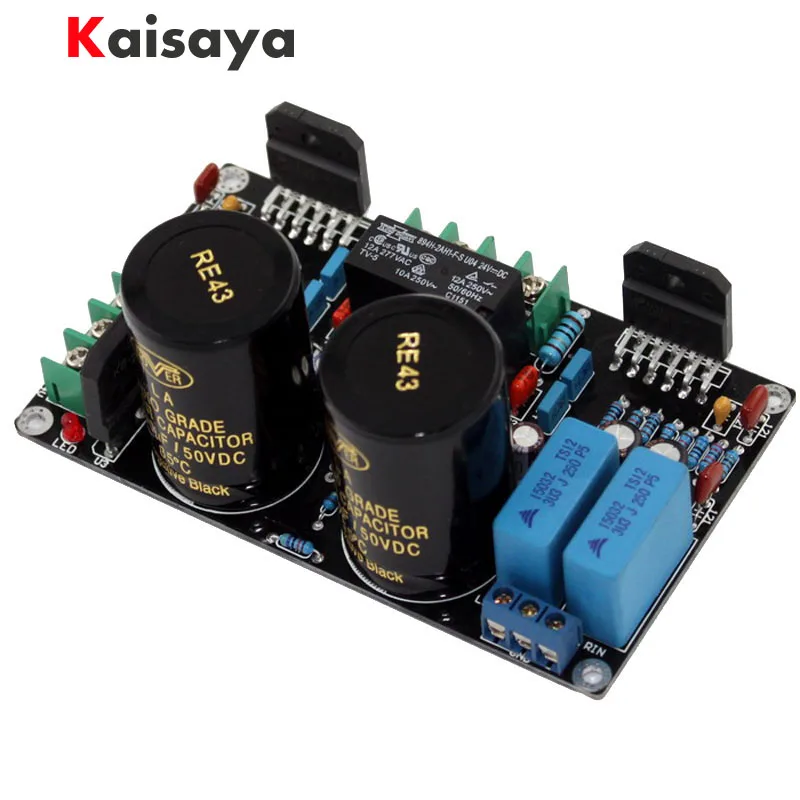 

LM3886 pure post power amplifier board 2.0 UPC1237 + 10000UF with speaker protection board 2 * 68W