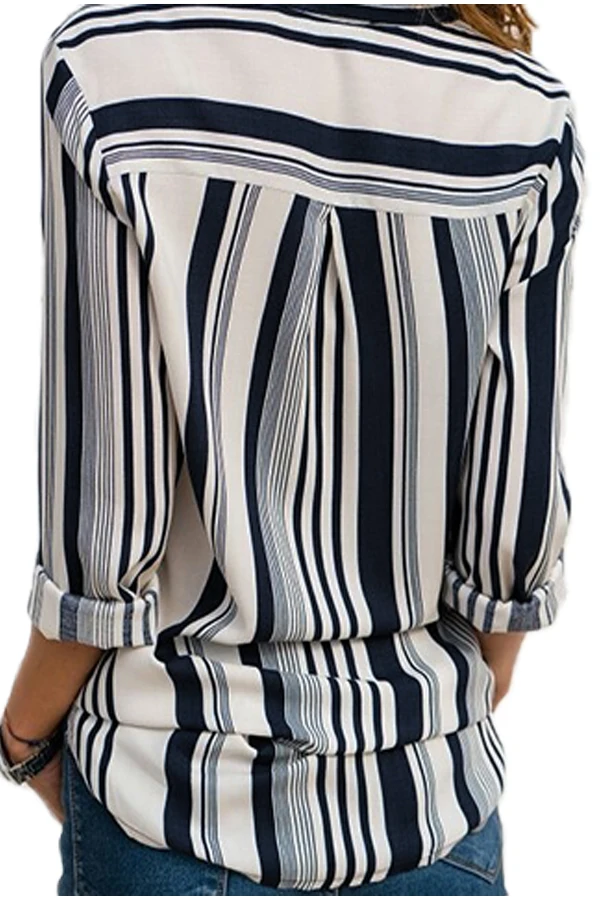 White-Navy-Striped-Modern-Women-Shirt-LC251389-1-2