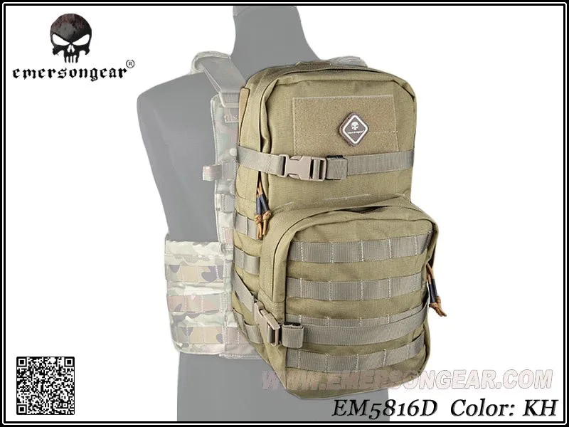 Emersongear модульный штурмовой пакет w 3L Гидратация Военный путешествия многоцелевой molle рюкзак сумка Мультикам EM5816